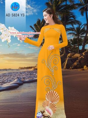 Vải áo dài Biển thiết kế 2019 AD 5824 25 1562599801 520 Vai ao dai Bien thiet ke 2019 AD 5824