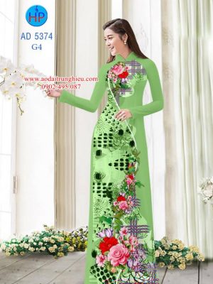 Vải áo dài Hoa in 3D kiểu mới AD 5374 29 1562601258 310 Vai ao dai Hoa in 3D kieu moi AD 5374