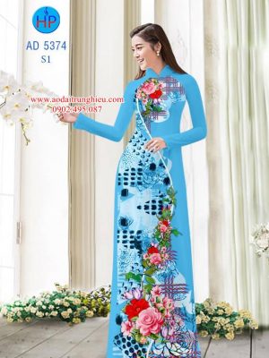Vải áo dài Hoa in 3D kiểu mới AD 5374 37 1562601258 808 Vai ao dai Hoa in 3D kieu moi AD 5374