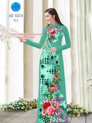 Vải áo dài Hoa in 3D kiểu mới AD 5374 28 1562601258 888 Vai ao dai Hoa in 3D kieu moi AD 5374