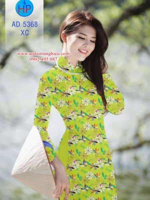 Vải áo dài Hoa đều dễ thương mới ra AD 5368 24 1562601754 105 Vai ao dai Hoa deu de thuong moi ra AD