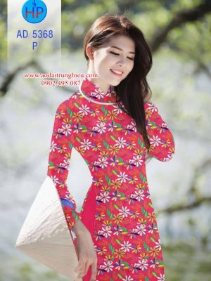 Vải áo dài Hoa đều dễ thương mới ra AD 5368 29 1562601754 50 Vai ao dai Hoa deu de thuong moi ra AD