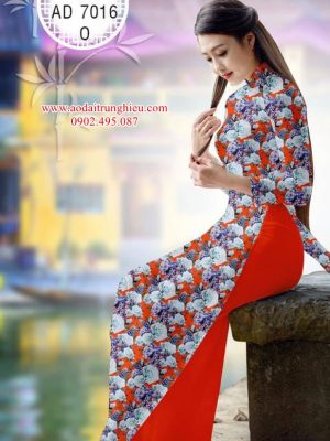 1562602684 61 Vai ao dai Hoa hong thiet ke 2019 AD 7016
