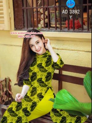 Vải áo dài Lá thiết kế 2019 AD 3892 29 1562602977 45 Vai ao dai La thiet ke 2019 AD 3892
