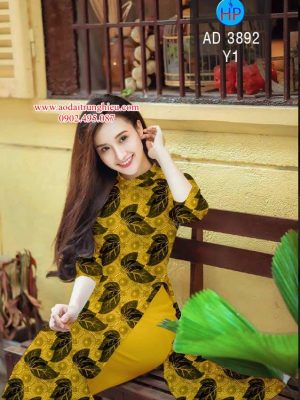 Vải áo dài Lá thiết kế 2019 AD 3892 31 1562602977 765 Vai ao dai La thiet ke 2019 AD 3892