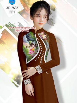 Vải áo dài Sen và ngọc trai thiết kế 2019 AD 7535 35 1562604887 740 Vai ao dai Sen va ngoc trai thiet ke 2019