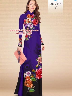 Vải áo dài Hoa hồng thiết kế 2019 AD 7112 29 1562609031 190 Vai ao dai Hoa hong thiet ke 2019 AD 7112