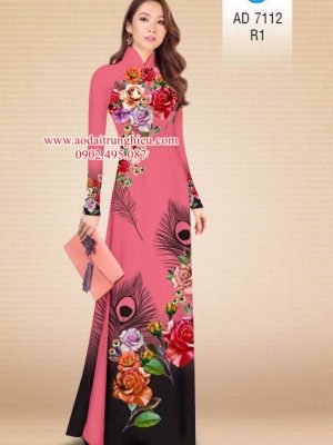 Vải áo dài Hoa hồng thiết kế 2019 AD 7112 31 1562609031 401 Vai ao dai Hoa hong thiet ke 2019 AD 7112
