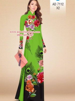 Vải áo dài Hoa hồng thiết kế 2019 AD 7112 24 1562609031 569 Vai ao dai Hoa hong thiet ke 2019 AD 7112