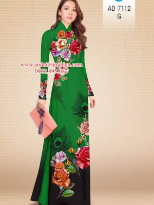 Vải áo dài Hoa hồng thiết kế 2019 AD 7112 28 1562609031 73 Vai ao dai Hoa hong thiet ke 2019 AD 7112