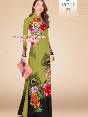 Vải áo dài Hoa hồng thiết kế 2019 AD 7112 23 1562609031 866 Vai ao dai Hoa hong thiet ke 2019 AD 7112
