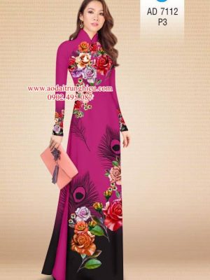 Vải áo dài Hoa hồng thiết kế 2019 AD 7112 37 1562609031 875 Vai ao dai Hoa hong thiet ke 2019 AD 7112