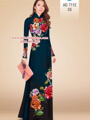 Vải áo dài Hoa hồng thiết kế 2019 AD 7112 34 1562609031 916 Vai ao dai Hoa hong thiet ke 2019 AD 7112