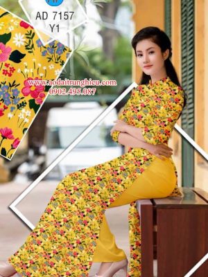 Vải áo dài Hoa nhí dễ thương kiểu mới AD 7157 35 1562609180 825 Vai ao dai Hoa nhi de thuong kieu moi AD