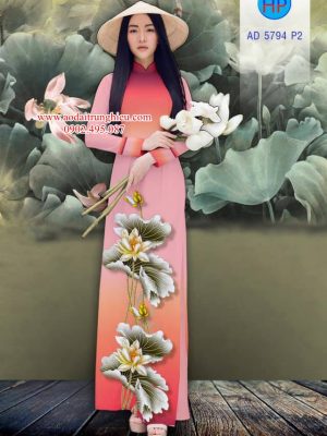 Vải áo dài Hoa sen thiết kế 2019 AD 5794 30 1562609622 809 Vai ao dai Hoa sen thiet ke 2019 AD 5794