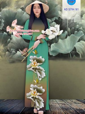 Vải áo dài Hoa sen thiết kế 2019 AD 5794 31 1562609622 999 Vai ao dai Hoa sen thiet ke 2019 AD 5794