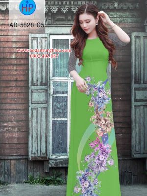Vải áo dài Hoa in 3D kiểu mới AD 5828 21 1562609715 349 Vai ao dai Hoa in 3D kieu moi AD 5828