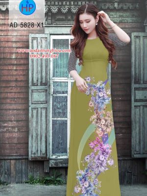Vải áo dài Hoa in 3D kiểu mới AD 5828 26 1562609715 849 Vai ao dai Hoa in 3D kieu moi AD 5828