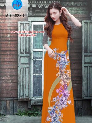 Vải áo dài Hoa in 3D kiểu mới AD 5828 34 1562609716 338 Vai ao dai Hoa in 3D kieu moi AD 5828