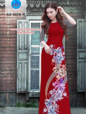 Vải áo dài Hoa in 3D kiểu mới AD 5828 32 1562609716 472 Vai ao dai Hoa in 3D kieu moi AD 5828