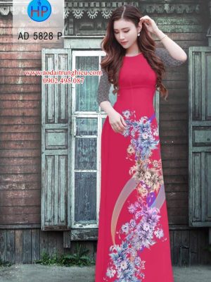 Vải áo dài Hoa in 3D kiểu mới AD 5828 35 1562609716 752 Vai ao dai Hoa in 3D kieu moi AD 5828