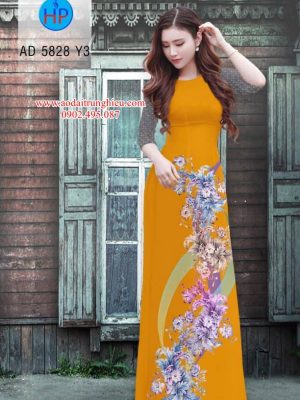 Vải áo dài Hoa in 3D kiểu mới AD 5828 29 1562609716 780 Vai ao dai Hoa in 3D kieu moi AD 5828