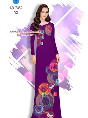 Vải áo dài Hoa văn tròn mới ra AD 7452 27 1562689154 396 Vai ao dai Hoa van tron moi ra AD 7452
