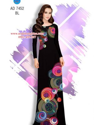Vải áo dài Hoa văn tròn mới ra AD 7452 32 1562689154 448 Vai ao dai Hoa van tron moi ra AD 7452