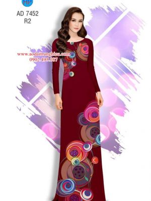 Vải áo dài Hoa văn tròn mới ra AD 7452 29 1562689154 57 Vai ao dai Hoa van tron moi ra AD 7452