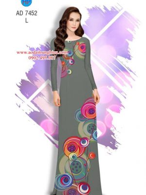 Vải áo dài Hoa văn tròn mới ra AD 7452 28 1562689154 766 Vai ao dai Hoa van tron moi ra AD 7452