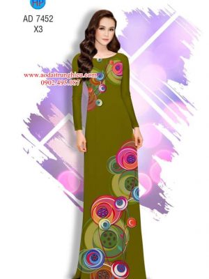 Vải áo dài Hoa văn tròn mới ra AD 7452 26 1562689154 889 Vai ao dai Hoa van tron moi ra AD 7452