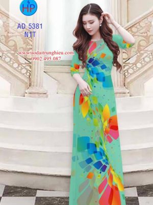 Vải áo dài Lập thể 7 sắc cầu vồng kiểu mới AD 5381 21 1562691389 961 Vai ao dai Lap the 7 sac cau vong kieu