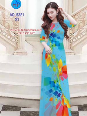 Vải áo dài Lập thể 7 sắc cầu vồng kiểu mới AD 5381 35 1562691390 299 Vai ao dai Lap the 7 sac cau vong kieu