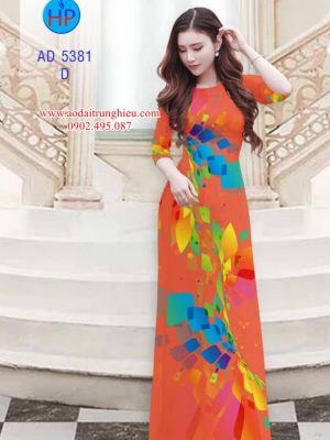 Vải áo dài Lập thể 7 sắc cầu vồng kiểu mới AD 5381 25 1562691390 597 Vai ao dai Lap the 7 sac cau vong kieu