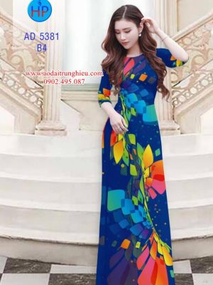 Vải áo dài Lập thể 7 sắc cầu vồng kiểu mới AD 5381 29 1562691390 682 Vai ao dai Lap the 7 sac cau vong kieu