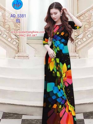 Vải áo dài Lập thể 7 sắc cầu vồng kiểu mới AD 5381 33 1562691390 793 Vai ao dai Lap the 7 sac cau vong kieu