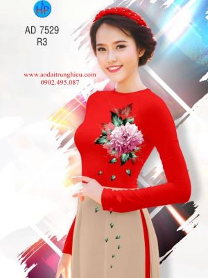 Vải áo dài Hoa in 3D kiểu mới AD 7529 28 1562691545 171 Vai ao dai Hoa in 3D kieu moi AD 7529