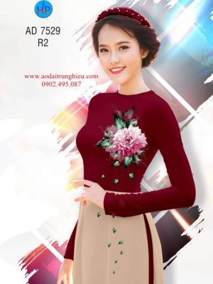Vải áo dài Hoa in 3D kiểu mới AD 7529 27 1562691545 35 Vai ao dai Hoa in 3D kieu moi AD 7529