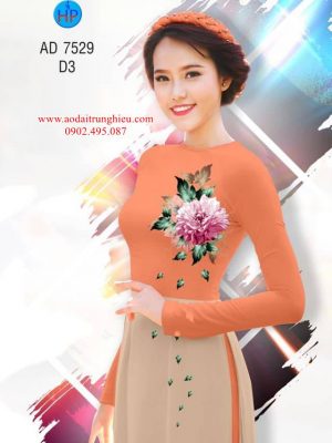 Vải áo dài Hoa in 3D kiểu mới AD 7529 22 1562691545 904 Vai ao dai Hoa in 3D kieu moi AD 7529