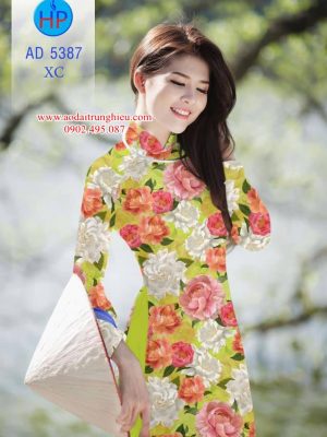 Vải áo dài Đẹp tươi như hoa mới ra AD 5387 31 1562760055 894 Vai ao dai Dep tuoi nhu hoa AD
