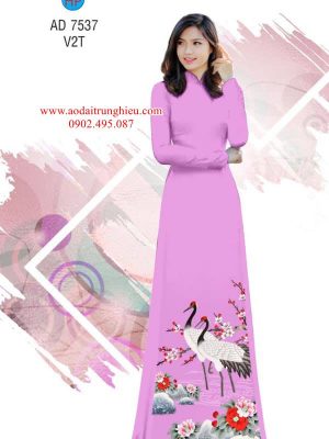 Vải áo dài chim sếu mới ra AD 7537 31 1562858371 313 Vai ao dai chim seu moi ra AD 7537