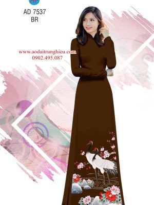 Vải áo dài chim sếu mới ra AD 7537 36 1562858371 595 Vai ao dai chim seu moi ra AD 7537