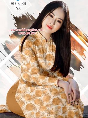 Vải áo dài Lông vũ mới ra AD 7536 23 1562858793 687 Vai ao dai Long vu moi ra AD 7536