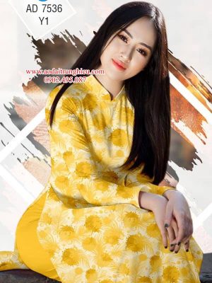 Vải áo dài Lông vũ mới ra AD 7536 24 1562858793 88 Vai ao dai Long vu moi ra AD 7536