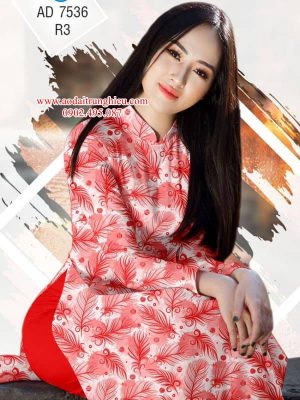 Vải áo dài Lông vũ mới ra AD 7536 27 1562858794 355 Vai ao dai Long vu moi ra AD 7536