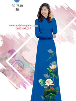Vải áo dài Sen Việt kiểu mới AD 7549 34 1562860661 198 Vai ao dai Sen Viet kieu moi AD 7549