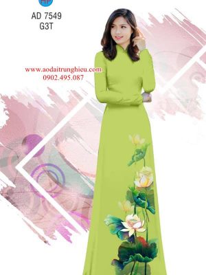 Vải áo dài Sen Việt kiểu mới AD 7549 38 1562860661 668 Vai ao dai Sen Viet kieu moi AD 7549
