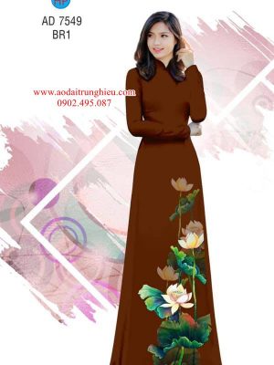 Vải áo dài Sen Việt kiểu mới AD 7549 23 1562860661 791 Vai ao dai Sen Viet kieu moi AD 7549