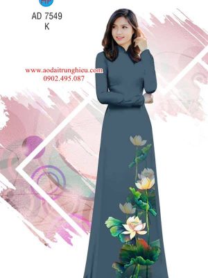 Vải áo dài Sen Việt kiểu mới AD 7549 28 1562860661 924 Vai ao dai Sen Viet kieu moi AD 7549