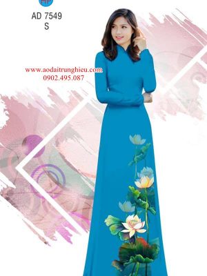 Vải áo dài Sen Việt kiểu mới AD 7549 35 1562860661 953 Vai ao dai Sen Viet kieu moi AD 7549